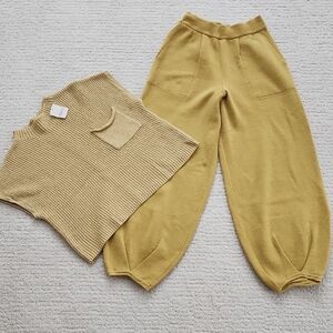 NWT Free People Freya Sweater Set. Size S